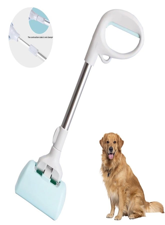 PET FUN مجرفة فضلات الحيوانات الأليفة بمقبض طويل | أداة التقاط فضلات الكلاب والقطط بيد واحدة | أداة تنظيف سهلة وصحية - Image 2